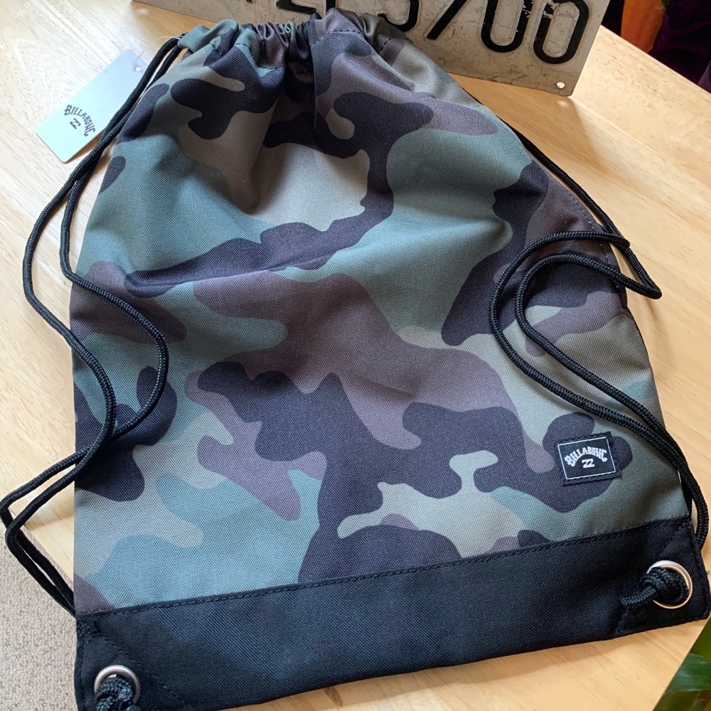 Billabong Camo Drawstring Bag